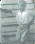 Bernie as a young boy