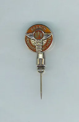 Postal Union Honorary badge that Bernie Grant was particularly proud of