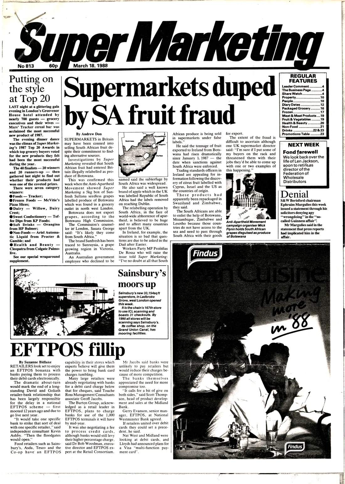 Supermarketing Supermarkets duped by SA fruit fraud BG P 18 2 38