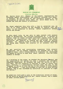 Preview image for Organisation of African Unity letter part 2 (combine to pdf)