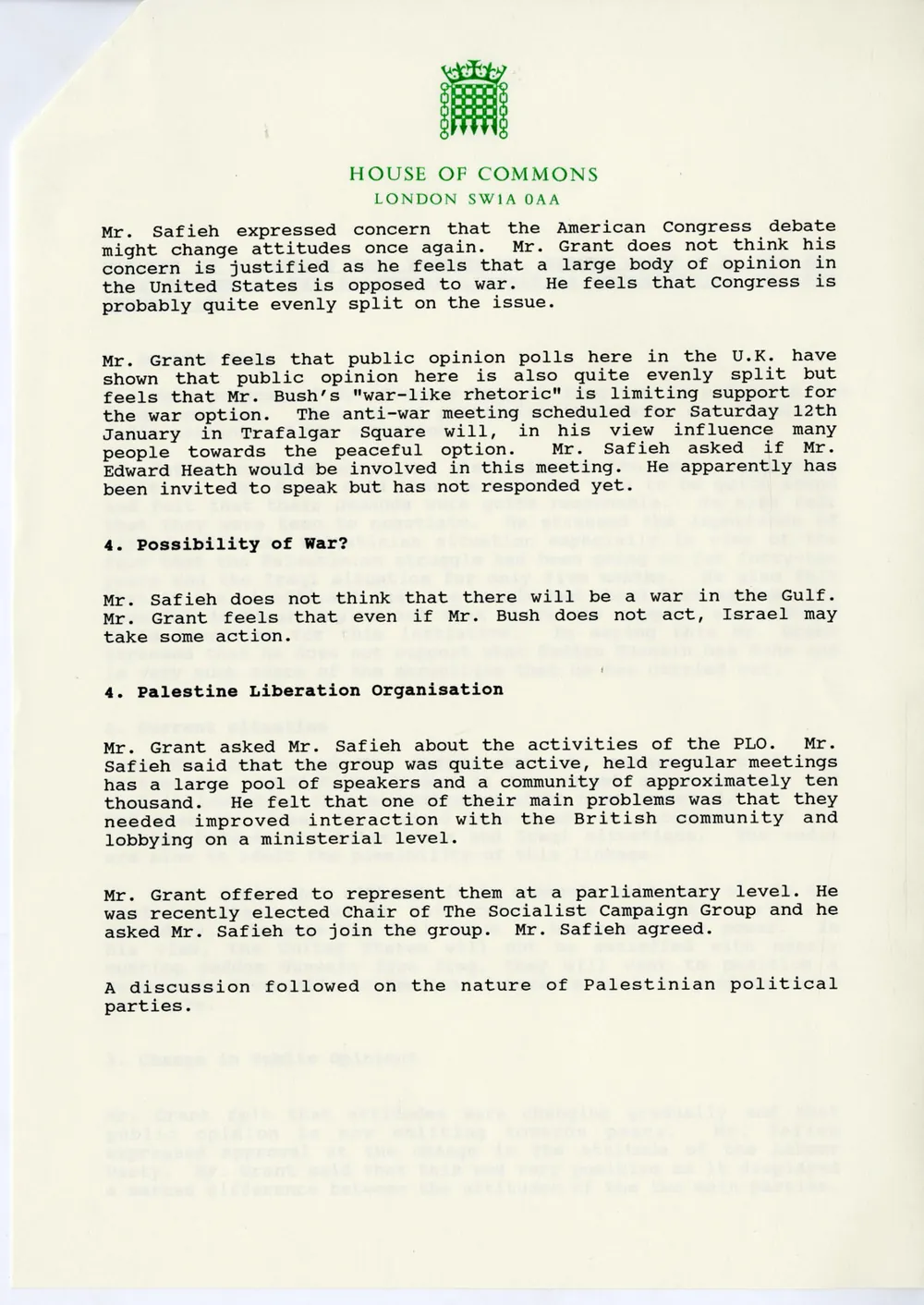 Preview of Minutes of a meeting between Bernie Grant MP and Afif Safieh of the PLO [BG_P_18_2_159] (1)