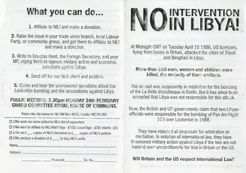 Preview image for No Intervention in Libya