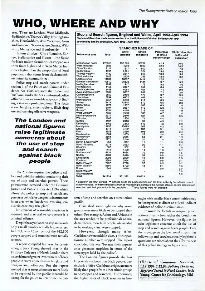 Preview image for The Runneymede Bulletin: Who, where and why