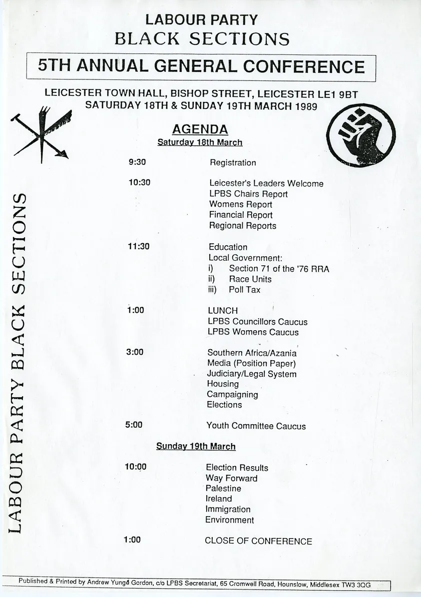Preview image for Black Sections 5th AGM