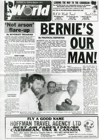 Preview image for West Indian World: Bernie’s Our Man