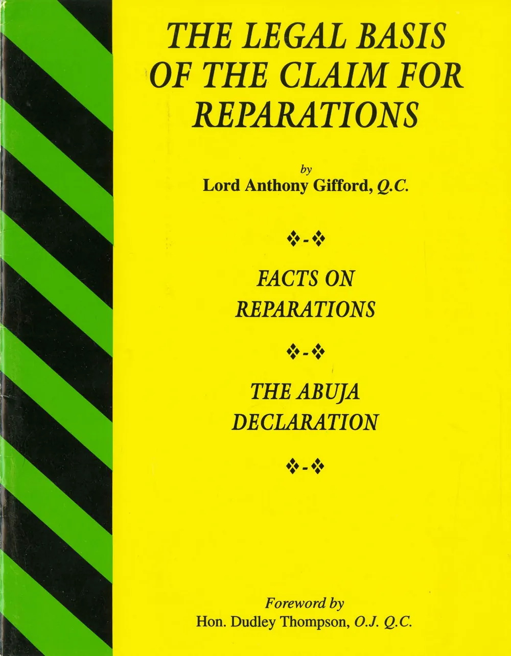 Preview image for The Legal Basis of the Claim for Reparations
